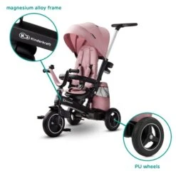 Kinderkraft Easytwist Tricycle - Marvelous Pink -Baby Products Store 5902533914494 10