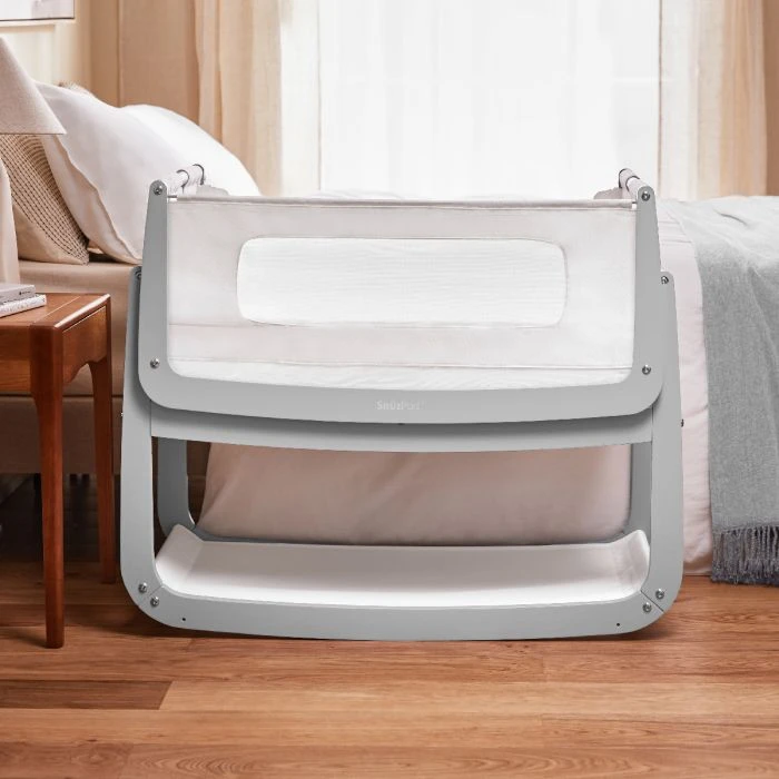 SnuzPod4 Bedside Crib & Mattress - Dove Grey 6 SnuzPod4 Bedside Crib & Mattress - Dove Grey - Image 4