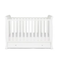 Ickle Bubba Snowdon 4 In 1 Mini 2 Piece Furniture Set And Fibre Mattress - White -Baby Products Store 63 005 r2b 801 03