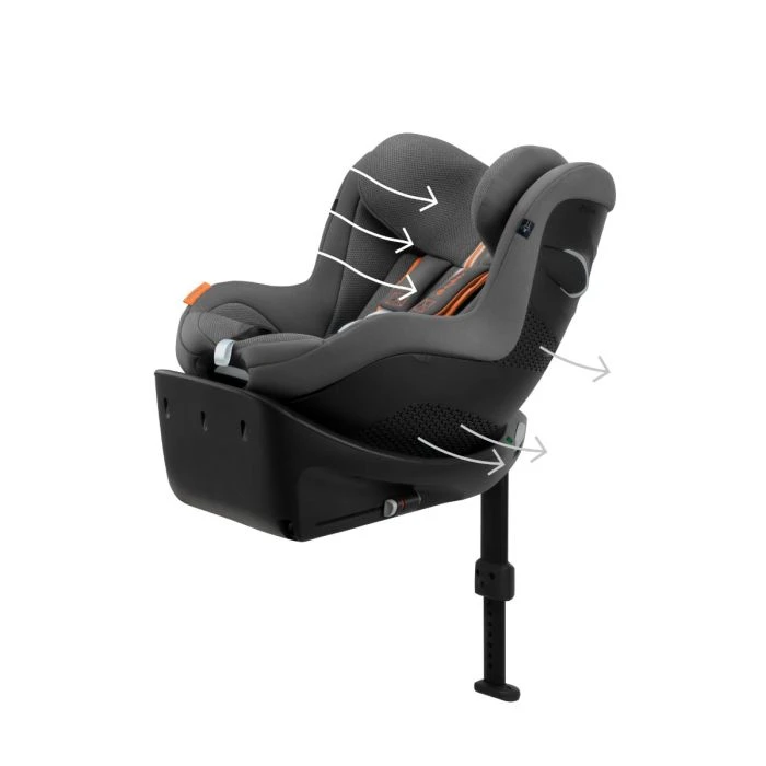 Cybex Sirona Gi I-Size PLUS Car Seat - Lava Grey 8 Cybex Sirona Gi I-Size PLUS Car Seat - Lava Grey - Image 6