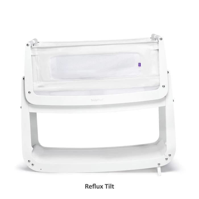 SnuzPod4 Bedside Crib & Mattress - White 4 SnuzPod4 Bedside Crib & Mattress - White - Image 2