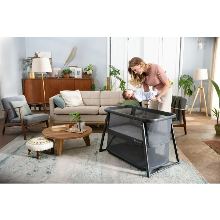 Kinderkraft Travel Cot SOFI PLUS - Dark Grey 10 Kinderkraft Travel Cot SOFI PLUS - Dark Grey - Image 8