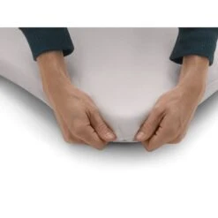 Bugaboo Stardust Cotton Sheet - Mineral White -Baby Products Store 950000cw01 stardust cotton sheet cw action 1