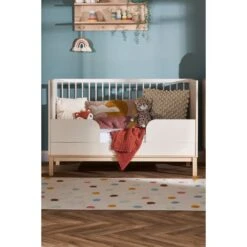 Obaby Astrid Cot Bed - Satin -Baby Products Store astrid roomset1177 1 1