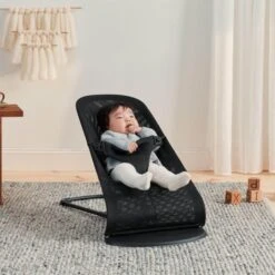 BabyBjorn Bouncer Bliss Mesh - Black -Baby Products Store babybjorn bouncer balance soft mesh black black 3 86293