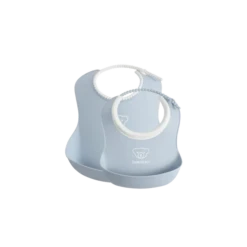 BabyBjorn Feeding Bib Pack Of 2 - Powder Blue