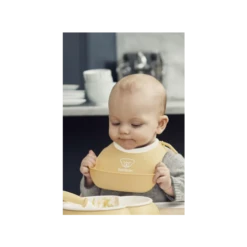 BabyBjorn Baby Bib Pack Of 2 - Powder Yellow/Powder Blue 7 BabyBjorn Baby Bib Pack Of 2 - Powder Yellow/Powder Blue -Baby Products Store babybjorn small bib powder yello 1