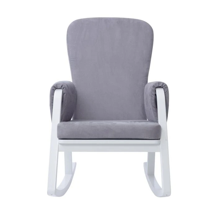 Ickle Bubba Dursley Rocking Chair And Stool Pearl Grey 6 Ickle Bubba Dursley Rocking Chair And Stool Pearl Grey - Image 4