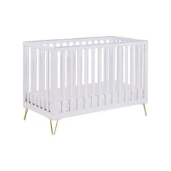 Babymore Kimi Cot Bed - White -Baby Products Store babymore kimi cot bed white 4