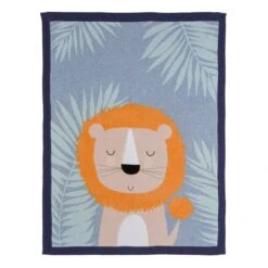 Bizzi Growin Baby Blanket - Ludvic Lion