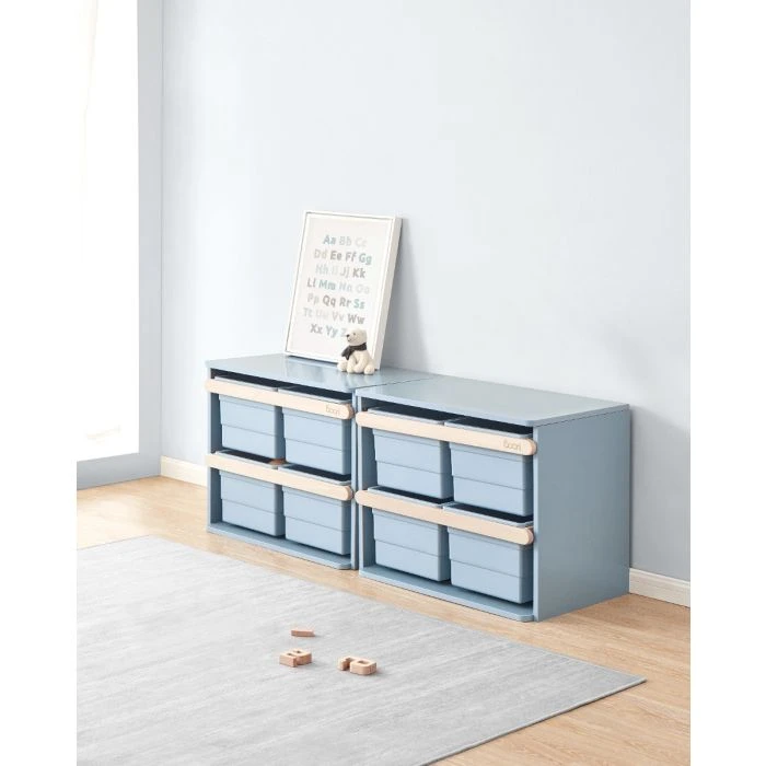 Boori Tidy Toy Cabinet - Blueberry & Almond 4 Boori Tidy Toy Cabinet - Blueberry & Almond - Image 2