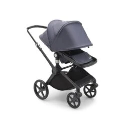 Bugaboo Fox Cub Complete Stroller + Cloud T I-Size Car Seat & Base - Black/Stormy Blue -Baby Products Store bugaboo fox cub complete black stormy blue 5 20909 2