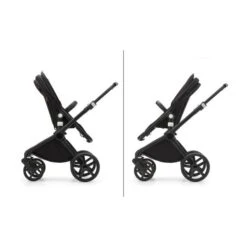 Bugaboo Fox Cub Complete Stroller + Cloud T I-Size Car Seat & Base - Black/Stormy Blue -Baby Products Store bugaboo fox cub complete black stormy blue 7 09251 2