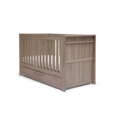 Mamas & Papas Franklin 2 Piece Cot Bed & Dresser Set - Grey Wash -Baby Products Store cbfrx6600 franklin cotbed grey 3quarter low 1 1