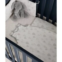 Mamas & Papas Melfi Cot Bed - Midnight Blue -Baby Products Store cbmlmb100 melfi blue cot interior detail