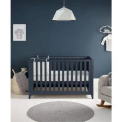 Mamas & Papas Melfi Cot Bed - Midnight Blue -Baby Products Store cbmlmb100 melfi blue cot single middle position