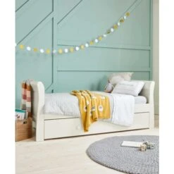 Mamas & Papas Mia Sleigh Cot Bed - White -Baby Products Store cdmd02w00 8