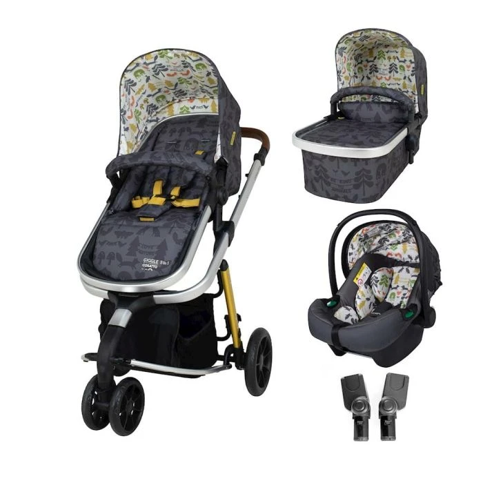 Cosatto Giggle 3in1 I-size Pushchair Bundle -Nature Trail 3 Cosatto Giggle 3in1 I-size Pushchair Bundle -Nature Trail