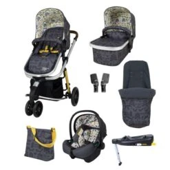 Cosatto Giggle 3in1 I-size Pushchair Everything Bundle -Nature Trail