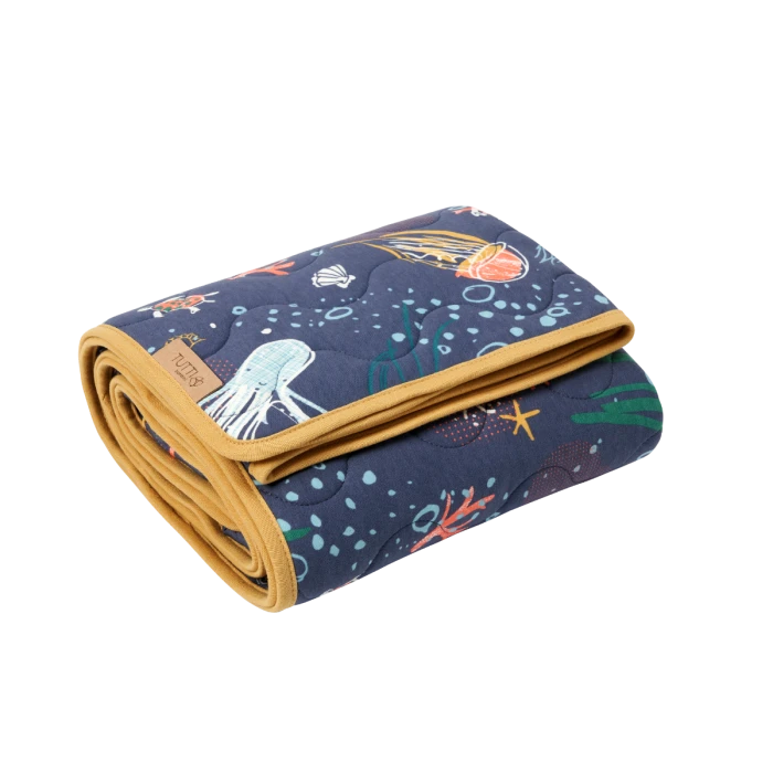 Tutti Bambini Cot Bed Coverlet - Our Planet 3 Tutti Bambini Cot Bed Coverlet - Our Planet