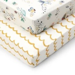 Tutti Bambini Cot Fitted Sheets 2pk - Our Planet