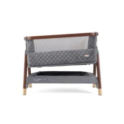 Tutti Bambini CoZee Luxe Bedside Crib - Walnut/Slate -Baby Products Store cozee luxe bedside crib walnut slate 4