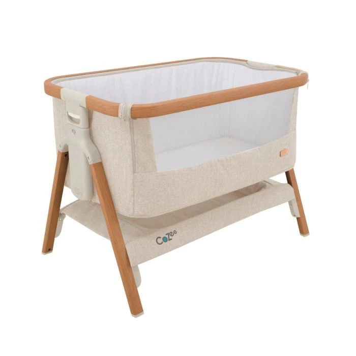 Tutti Bambini CoZee Bedside Crib - Scandinavian Walnut/Ecru 3 Tutti Bambini CoZee Bedside Crib - Scandinavian Walnut/Ecru