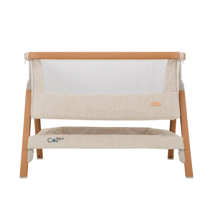 Tutti Bambini CoZee Bedside Crib - Scandinavian Walnut/Ecru 5 Tutti Bambini CoZee Bedside Crib - Scandinavian Walnut/Ecru - Image 3