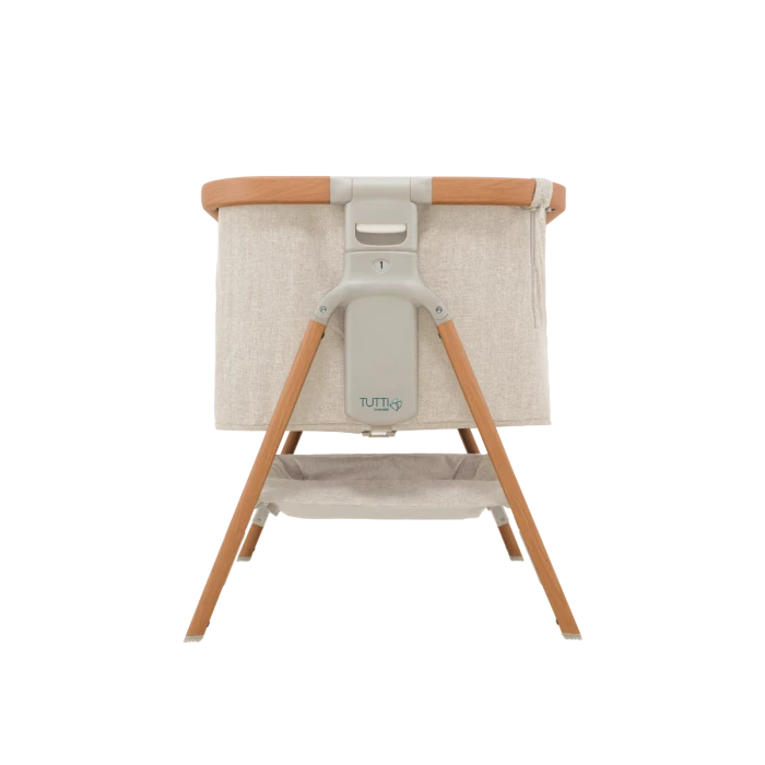 Tutti Bambini CoZee Bedside Crib - Scandinavian Walnut/Ecru 6 Tutti Bambini CoZee Bedside Crib - Scandinavian Walnut/Ecru - Image 4