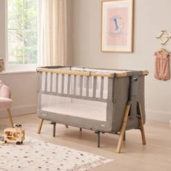 Tutti Bambini Cozee XL Bedside Crib & Cot - Oak/Charcoal 16 Tutti Bambini Cozee XL Bedside Crib & Cot - Oak/Charcoal -Baby Products Store cozee xl crib oak charcoal 1