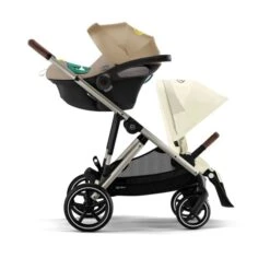 Cybex Gazelle S Taupe Pushchair - Seashell Beige -Baby Products Store cyb 22 eu y270 gazelles atons2 seatb tpe sebe 183308f023416c70