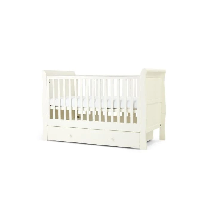 Mamas & Papas Mia Cotbed Set With Premium Pocket Spring Mattress - White 6 Mamas & Papas Mia Cotbed Set With Premium Pocket Spring Mattress - White - Image 4