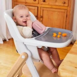 Ergobaby Evolve Highchair With Infant Seat And Tray - Natural Wood -Baby Products Store evolve high chair natural wood lifestyle 18 1000x1000