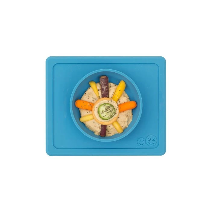 EZPZ Mini Bowl - Blue 3 EZPZ Mini Bowl - Blue