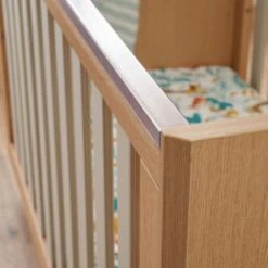 Tutti Bambini Fika Mini Cot Bed - Light Oak & White Sand -Baby Products Store fika mini cot bed light oak white sand 11