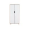 Tutti Bambini Fika Wardrobe - White & Light Oak -Baby Products Store fika wardrobe white light oak 1