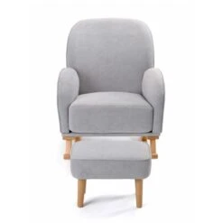 Babymore Freya Nursing Chair With Stool - Grey -Baby Products Store freya nursing chair with stool grey 7