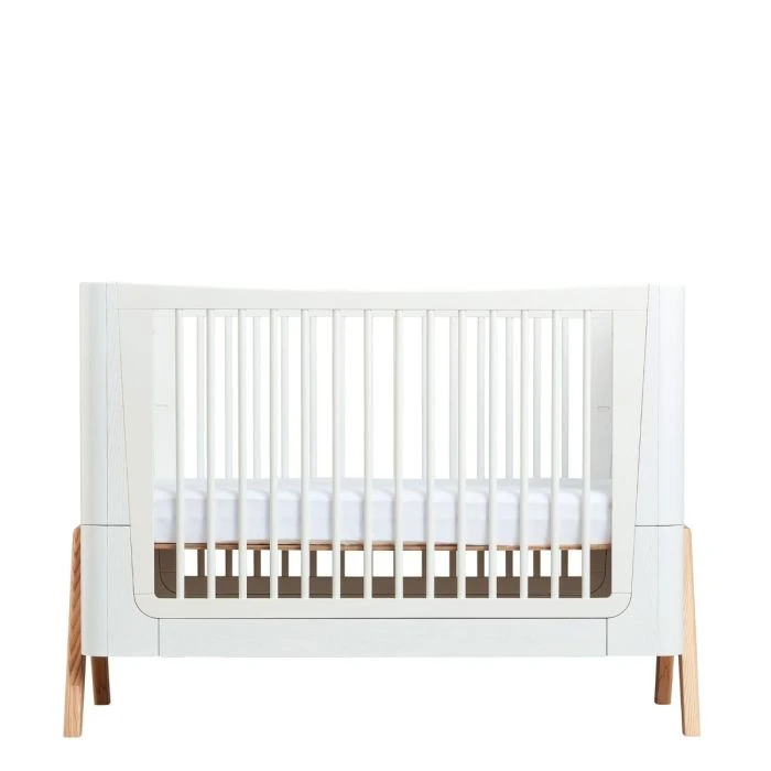 Gaia Baby Hera Cot Bed - Scandi White / Natural 3 Gaia Baby Hera Cot Bed - Scandi White / Natural