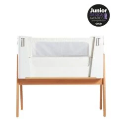 Gaia Baby Serena Chair And Bedside Crib Bundle - Oat/Scandi White -Baby Products Store gaia baby hera co sleep crib sca