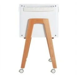 Gaia Baby Hera Co-sleep Crib - Scandi White / Natural -Baby Products Store gaia baby hera crib white nat 3 1800x1800