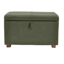 Gaia Baby Footstool - Forest Boucle/Walnut