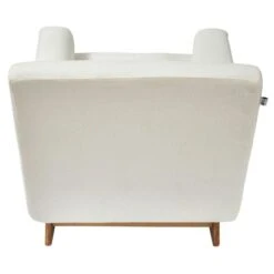 Gaia Baby Rocking/Feeding Chair & Footstool - Chalk Boucle/Oak -Baby Products Store gaia baby serena rocking nursing 4 4