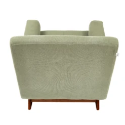 Gaia Baby Rocking/Feeding Chair & Footstool - Sage Boucle/Walnut -Baby Products Store gaia baby serena rocking nursing feeding chair boucle sage walnut 5 1