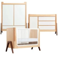 Gaia Baby Hera 3 Piece Range - Natural / Walnut