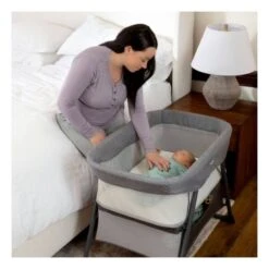 Graco Side-by-Side Bedside Bassinet - Night Sky -Baby Products Store graco side by side bedside bassinet lifestyle 2 97509