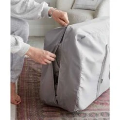 Mamas & Papas Lua Bedside Crib Grey Sheet Bundle - White -Baby Products Store h 2