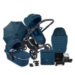ICandy Peach 7 Pushchair & Accessories Bundle - Cobalt