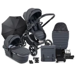 ICandy Peach 7 Summer Bundle Dark Grey And Cybex Cloud Z2 Car Seat And Base -Baby Products Store icandy peach 7 complete bundle dark grey p12245 147578 image 3