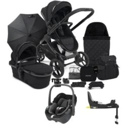 ICandy Peach 7 Designer Collection Pebble 360 I-Size Complete Travel System Bundle - Cerium