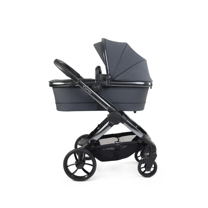ICandy Peach 7 Complete Pushchair With Black Cocoon I-Size Car Seat And Base - Dark Grey - Image 2